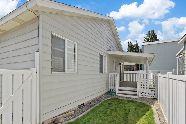 11103 E Main Ave, Spokane Valley, WA 99206 - view of home's exterior featuring a wooden deck