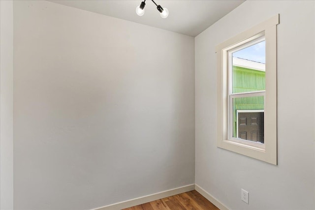 1403 N Farr Rd, Spokane, WA 99206 - spare room featuring light wood-style floors and baseboards