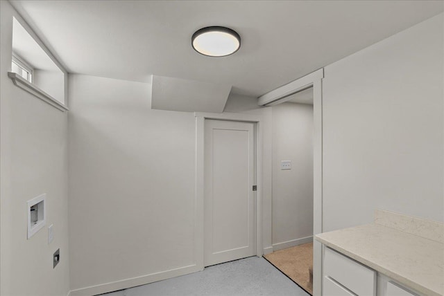 1403 N Farr Rd, Spokane, WA 99206 - laundry area featuring hookup for a washing machine, hookup for an electric dryer, and baseboards