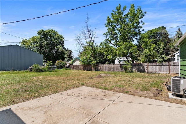 1403 N Farr Rd, Spokane, WA 99206 - view of yard with a patio area and central air condition unit