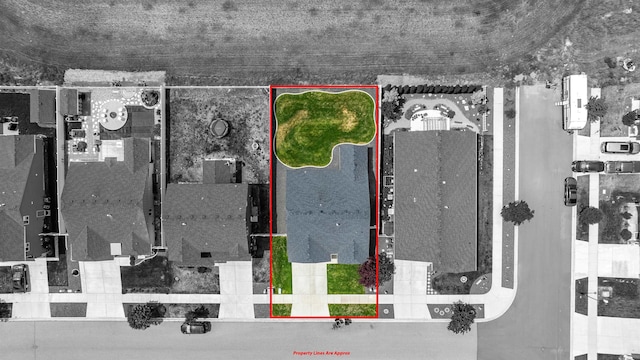 822 S Oswald St, Spokane, WA 99224 - aerial view of property's location with property parcel outlined