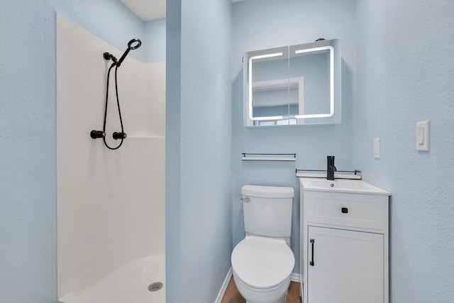 28600 N Mt Spokane Park Dr Unit 603, Mead, WA 99021 - bathroom with a shower stall, toilet, and vanity