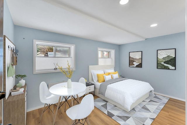 28600 N Mt Spokane Park Dr Unit 603, Mead, WA 99021 - bedroom featuring multiple windows, wood finished floors, recessed lighting, and baseboards