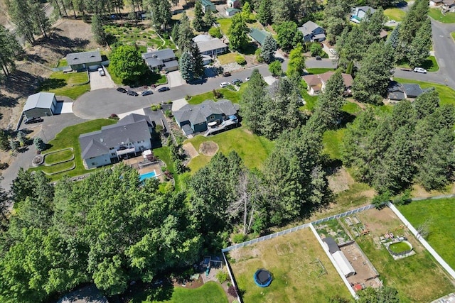 4510 E Bixel Ct, Mead, WA 99021 - aerial view of property's location with nearby suburban area