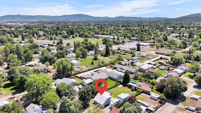 7312 E Euclid Ave, Spokane Valley, WA 99212 - aerial perspective of suburban area with mountains
