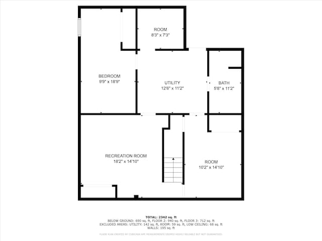 7312 E Euclid Ave, Spokane Valley, WA 99212 - property floor plan