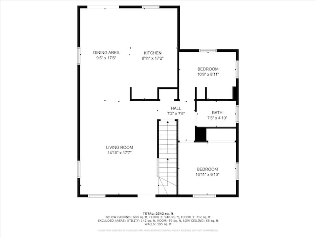 7312 E Euclid Ave, Spokane Valley, WA 99212 - floor plan / room layout