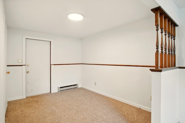 14018 E Valleyway Ave, Spokane, WA 99216 - empty room featuring carpet floors and a baseboard radiator