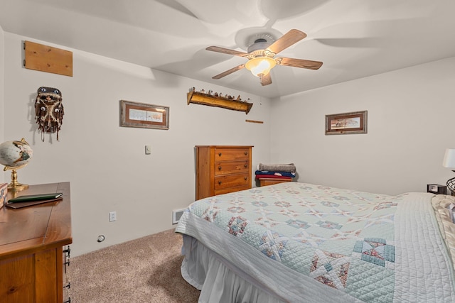312 Pickett Rd, Ione, WA 99139 - bedroom featuring carpet flooring and a ceiling fan