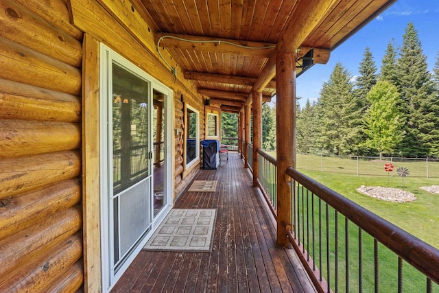 312 Pickett Rd, Ione, WA 99139 - deck with area for grilling
