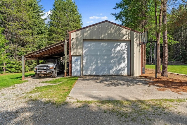 312 Pickett Rd, Ione, WA 99139 - garage featuring a detached garage