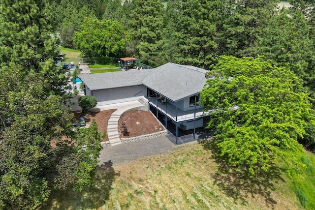 6913 S Ben Burr Rd, Spokane, WA 99223 - aerial view of property and surrounding area