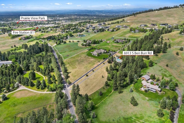 6913 S Ben Burr Rd, Spokane, WA 99223 - view of community with a yard