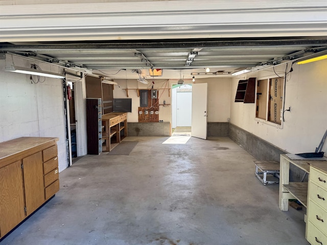 216 NW Cole Ave, Wilbur, WA 99185 - garage with a workshop area