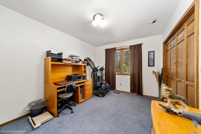 4012 S Terra Verde Dr, Veradale, WA 99037 - office area with light carpet and baseboards