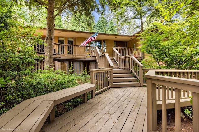 4012 S Terra Verde Dr, Veradale, WA 99037 - deck with stairway