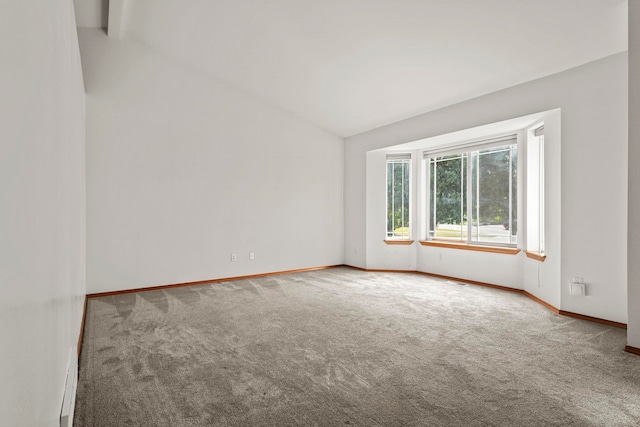8115 E Sommerset Dr, Spokane, WA 99212 - spare room with lofted ceiling and carpet flooring