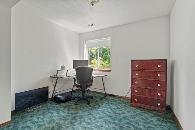 8115 E Sommerset Dr, Spokane, WA 99212 - home office featuring carpet floors and baseboards