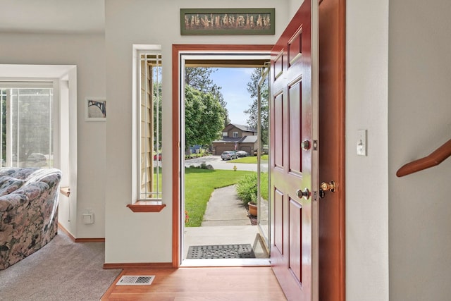 8115 E Sommerset Dr, Spokane, WA 99212 - carpeted entryway with baseboards
