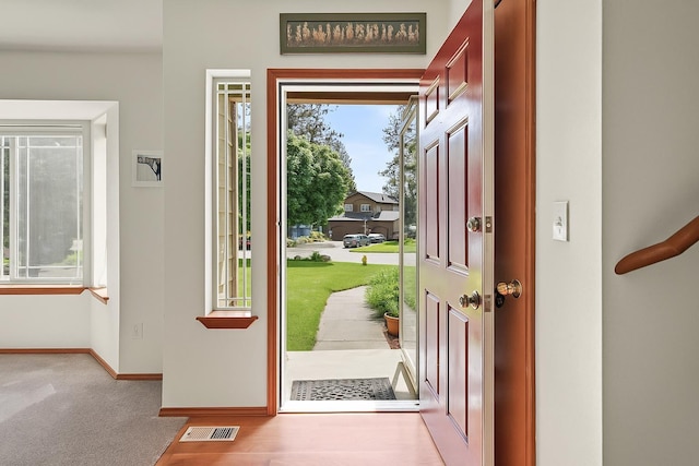 8115 E Sommerset Dr, Spokane, WA 99212 - foyer entrance featuring baseboards and carpet flooring