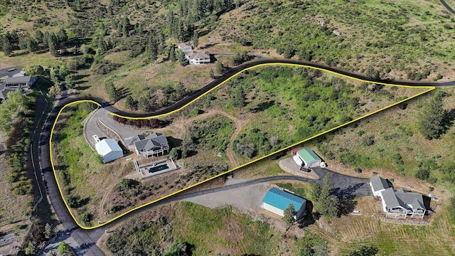 6930 N N Lynden Ln, Otis Orchards, WA 99027 - view of property location featuring property parcel outlined