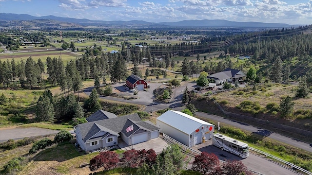 6930 N N Lynden Ln, Otis Orchards, WA 99027 - drone / aerial view of a mountainous background