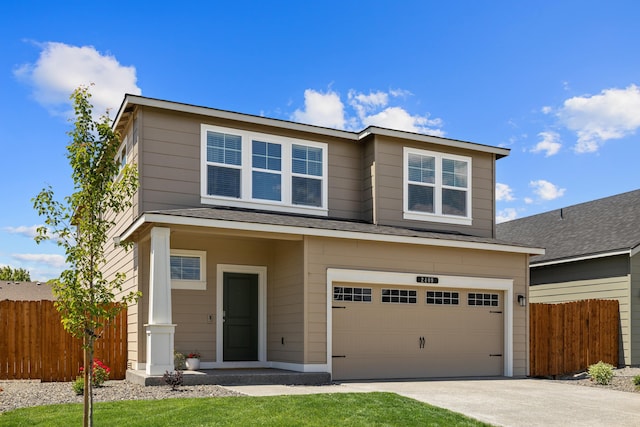 2409 N Leah Ln, Ellensburg, WA 98926 - view of front of property with an attached garage, concrete driveway, and a shingled roof