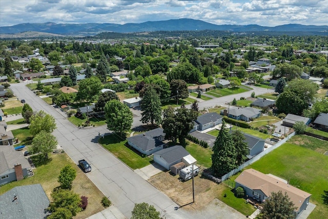 519 N Bannen Rd, Spokane Valley, WA 99216 - aerial perspective of suburban area with a mountain backdrop