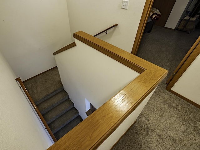 9705 E 4th Ave Unit 9707, Spokane Valley, WA 99206 - stairs featuring carpet flooring