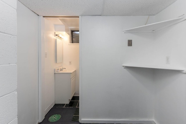 6721 N Howard St, Spokane, WA 99208 - bathroom featuring vanity and tile patterned floors