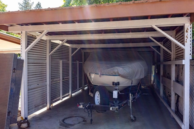 6721 N Howard St, Spokane, WA 99208 - view of parking / parking lot with a carport