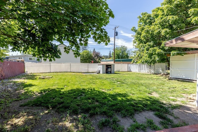 6721 N Howard St, Spokane, WA 99208 - fenced backyard with a shed