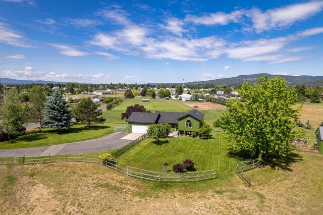 23823 E Garland Ave, Otis Orchards, WA 99027 - overview of rural landscape featuring a mountainous background