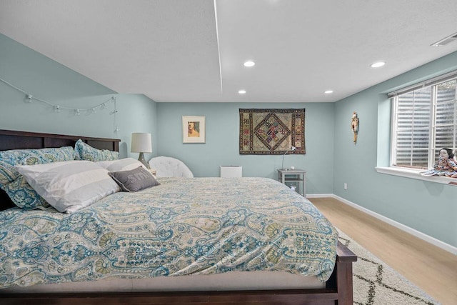 4318 S Magnolia St, Spokane, WA 99203 - bedroom featuring recessed lighting, baseboards, and wood finished floors
