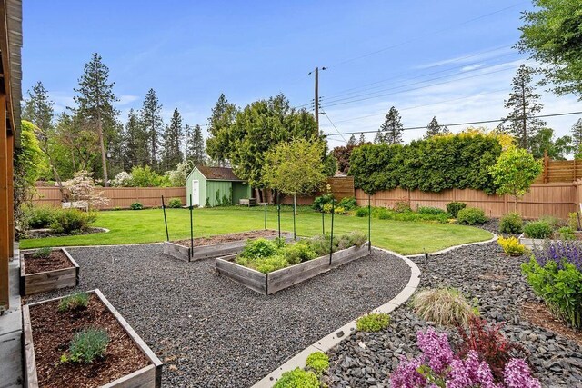 4318 S Magnolia St, Spokane, WA 99203 - view of yard with a vegetable garden