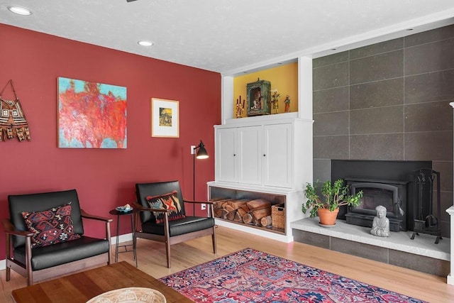 4318 S Magnolia St, Spokane, WA 99203 - living area featuring wood finished floors, recessed lighting, and baseboards