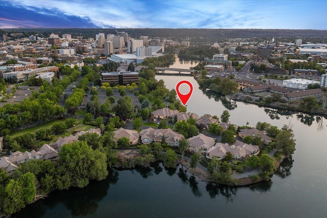 639 N Riverpoint Blvd Unit 7-W, Spokane, WA 99202 - view of property location featuring a large body of water and nearby urban area