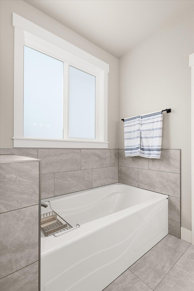 1616 S Morningside Heights Dr, Greenacres, WA 99016 - full bathroom with a bath and tile patterned flooring