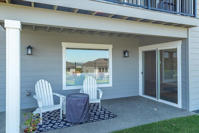 1616 S Morningside Heights Dr, Greenacres, WA 99016 - view of patio featuring a balcony