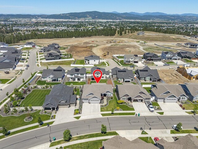 1616 S Morningside Heights Dr, Greenacres, WA 99016 - view of property location with nearby suburban area and mountains