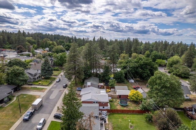 3225 E 16th Ave, Spokane, WA 99223 - aerial view of property and surrounding area featuring a forest and nearby suburban area