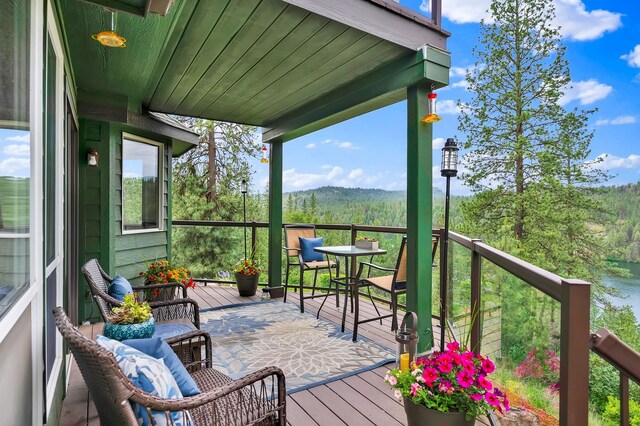 6533 D Lois Way, Nine Mile Falls, WA 99026 - view of wooden terrace