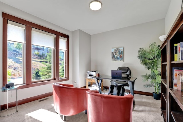 4523 S Henrys Fork Ln, Spokane, WA 99206 - office area featuring light carpet