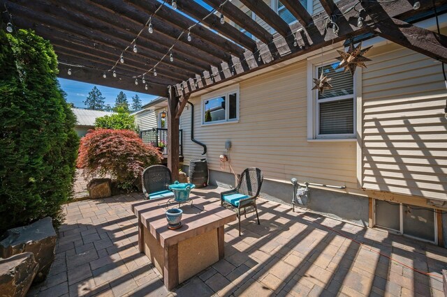 934 E 38th Ave, Spokane, WA 99203 - view of patio / terrace with a pergola