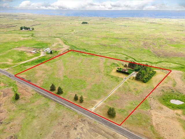 1470 State Route 174th Rte, Grand Coulee, WA 99133 - view of rural area featuring property parcel outlined