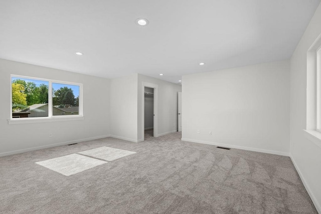 101 S W St, Chewelah, WA 99109 - carpeted empty room featuring recessed lighting and baseboards
