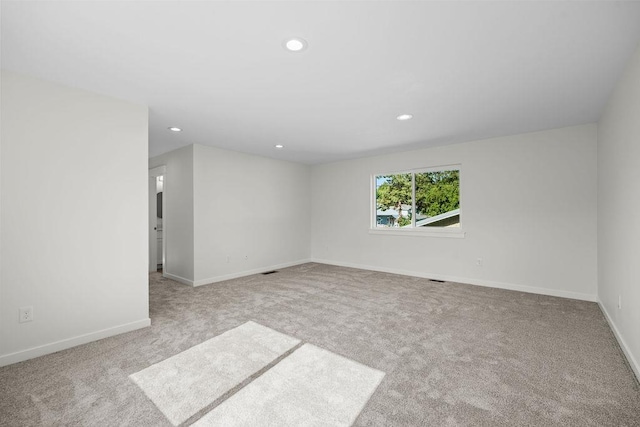 101 S W St, Chewelah, WA 99109 - carpeted spare room featuring recessed lighting and baseboards