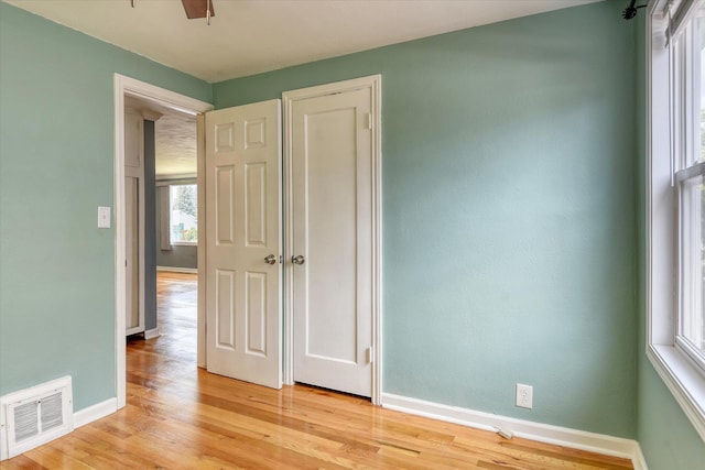 2729 W Broad Ave, Spokane, WA 99205 - unfurnished bedroom with light wood-style flooring and baseboards