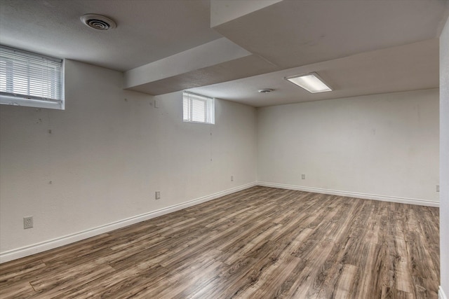 2729 W Broad Ave, Spokane, WA 99205 - basement with wood finished floors and baseboards