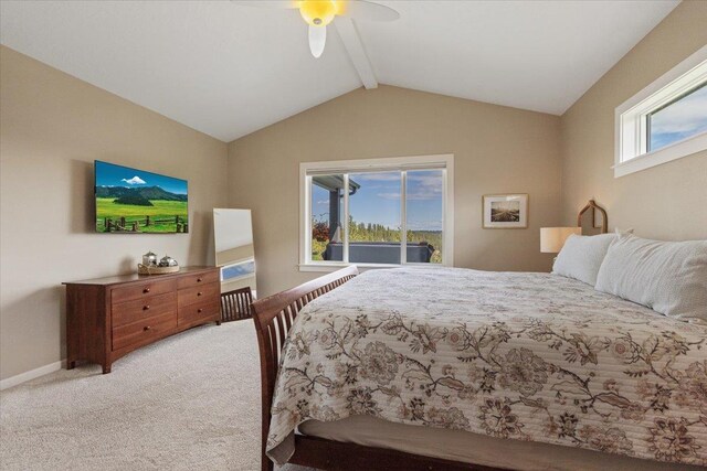 696 W Basalt Ridge Dr, Spokane, WA 99224 - bedroom with light colored carpet, ceiling fan, and baseboards